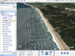 Francecoastline aerial photos in Google Earth