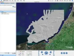 Olex sun-illuminated DTM in Google Earth