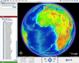 NGDC 2 minute global relief in Google Earth