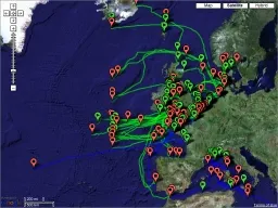 Submarine cables in Google Maps