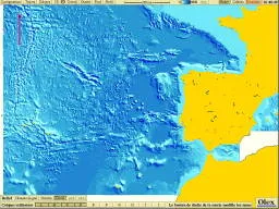 Relief de la synthèse bathymétrique de l’Ifremer dans Olex